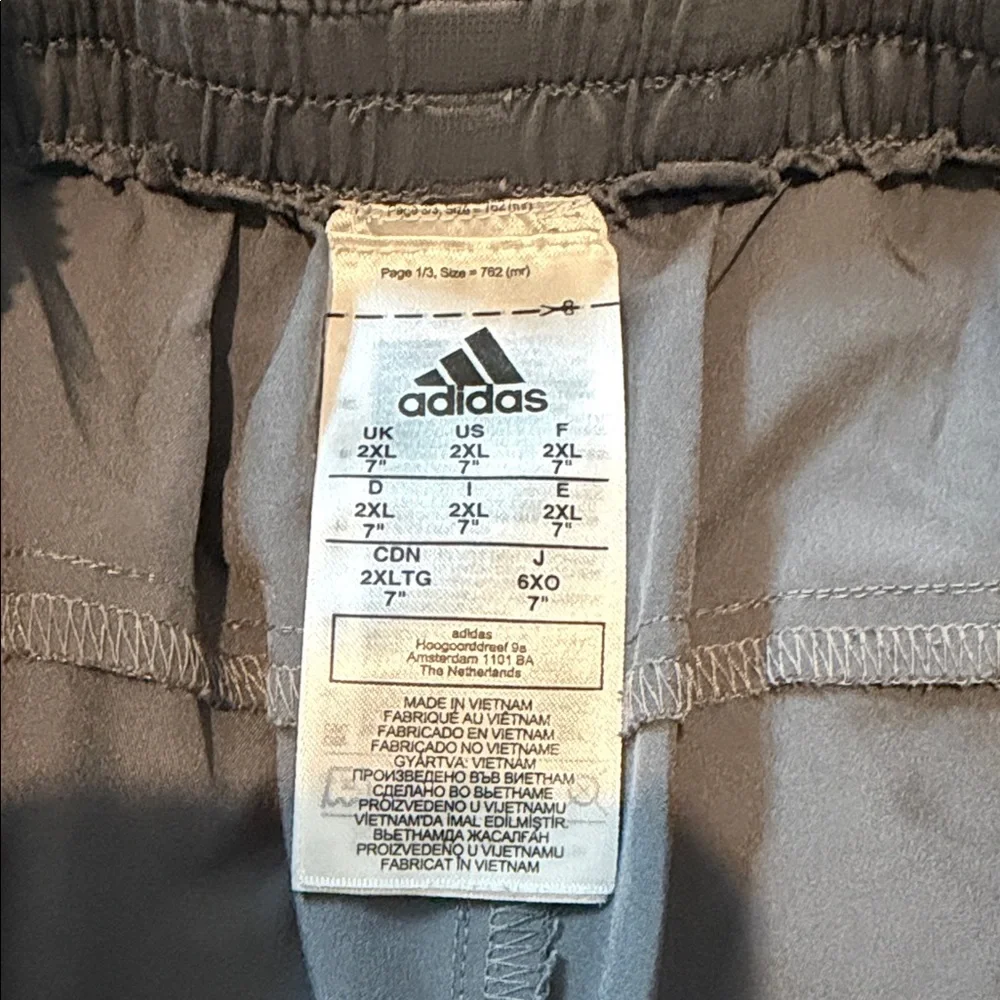 🌿 Adidas Men's Charcoal Athletic Shorts